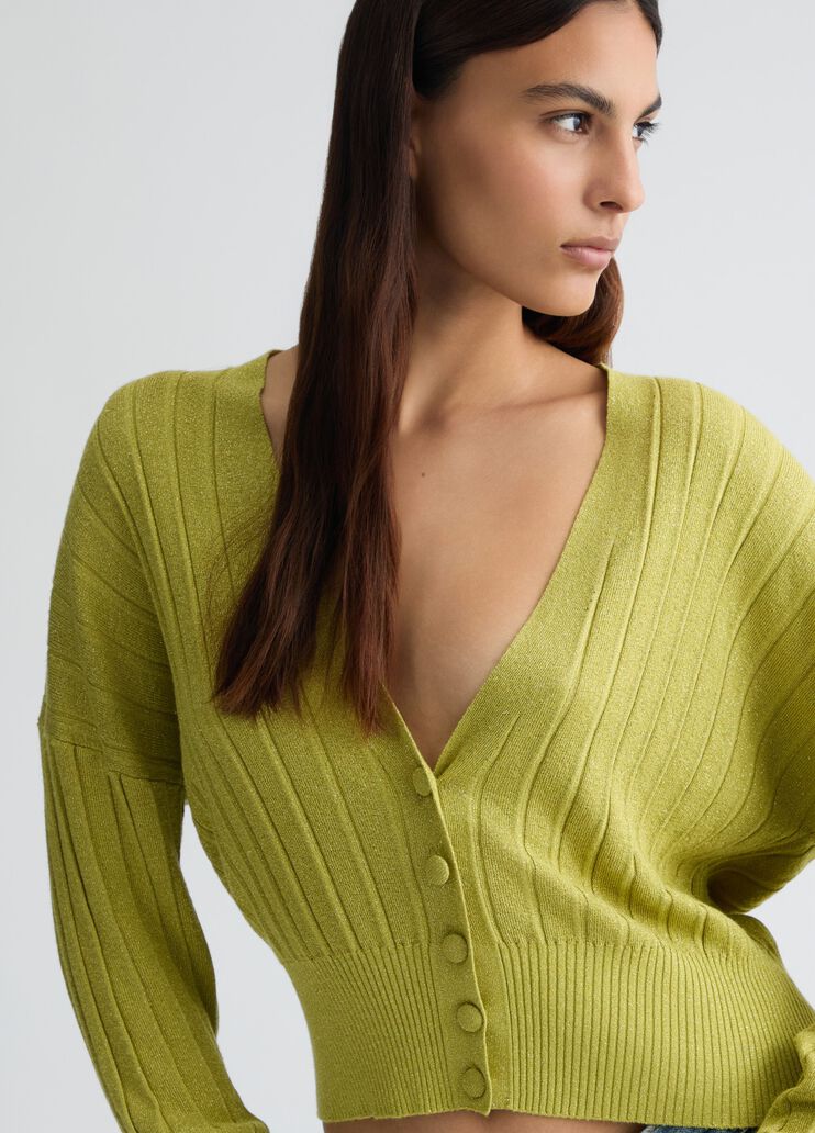 Lurex® cardigan  avocado Liu Jo - medium Lurex® cardigan  avocado Liu Jo - medium