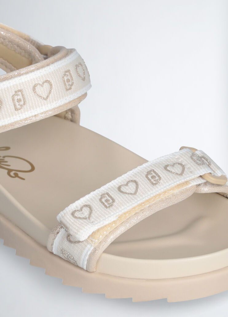 Girls’ sandals with glitter gold-colour Liu Jo - medium Girls’ sandals with glitter gold-colour Liu Jo - medium