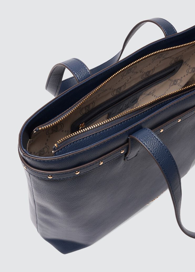 Dark blue shopping bag dark blue Liu Jo - large image number 5 Dark blue shopping bag dark blue Liu Jo - large image number 5