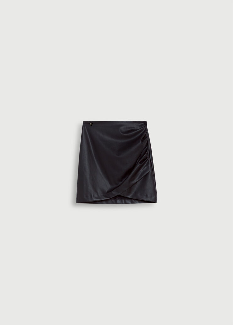 Miniskirt with draping black Liu Jo - large image number 4