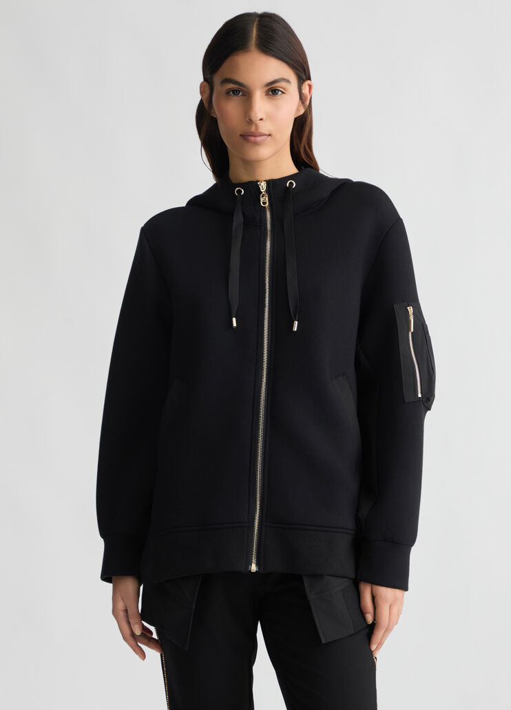 Black hooded jacket black Liu Jo - medium Black hooded jacket black Liu Jo - medium