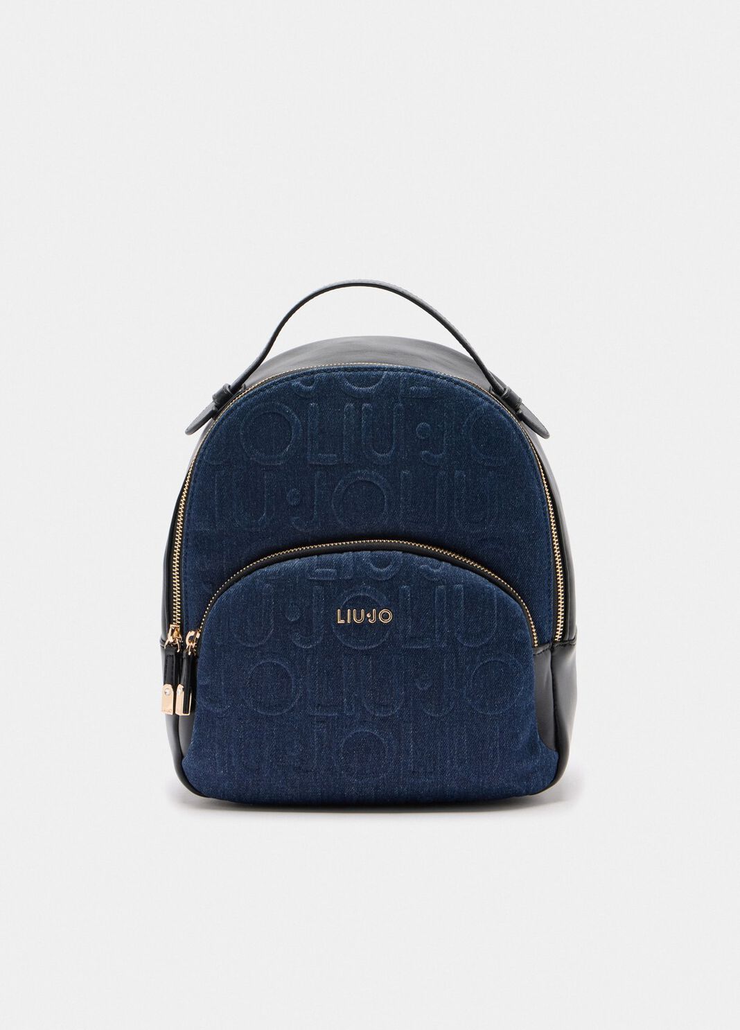 Mochila mediana de denim azul Liu Jo - large image number 0