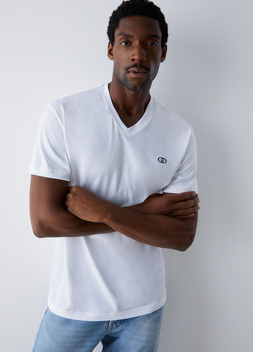 V-neck T-shirt white Liu Jo - large image number 2