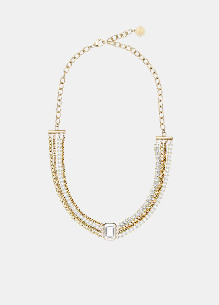 Halsnahe Kette mit Glaskristall gold Liu Jo - medium