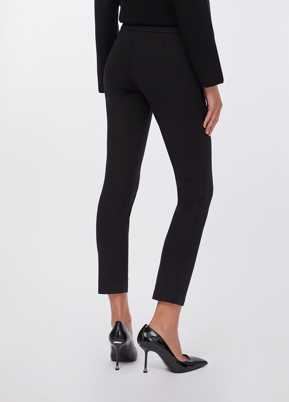 Skinny trousers with buttons black Liu Jo - large image number 1