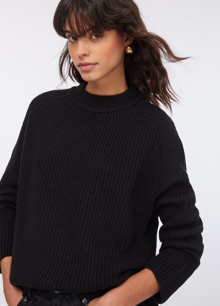 Wool sweater black Liu Jo - large image number 3