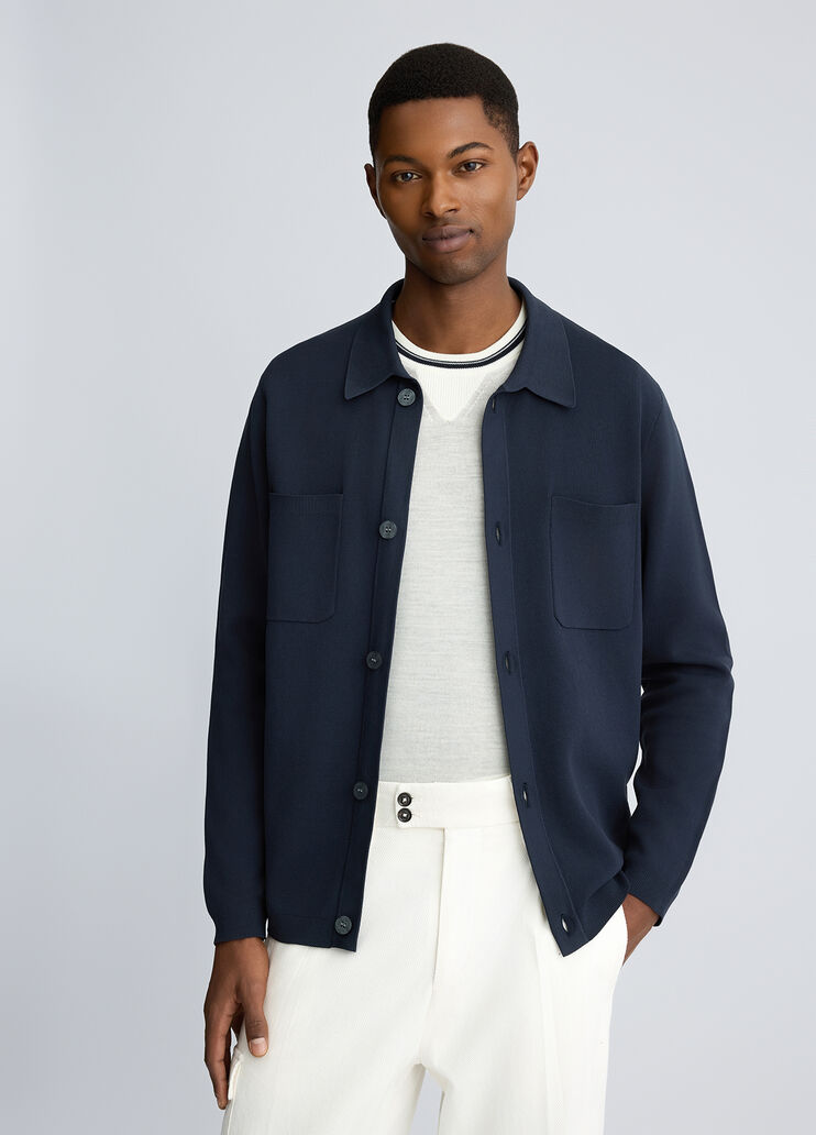 Blue cardigan with pockets dark blue Liu Jo - medium Blue cardigan with pockets dark blue Liu Jo - medium