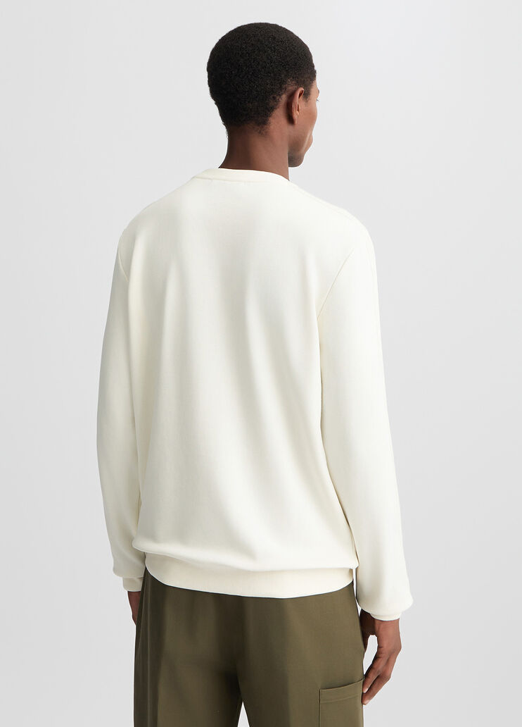 White sweatshirt with pocket white Liu Jo - large image number 1 White sweatshirt with pocket white Liu Jo - large image number 1