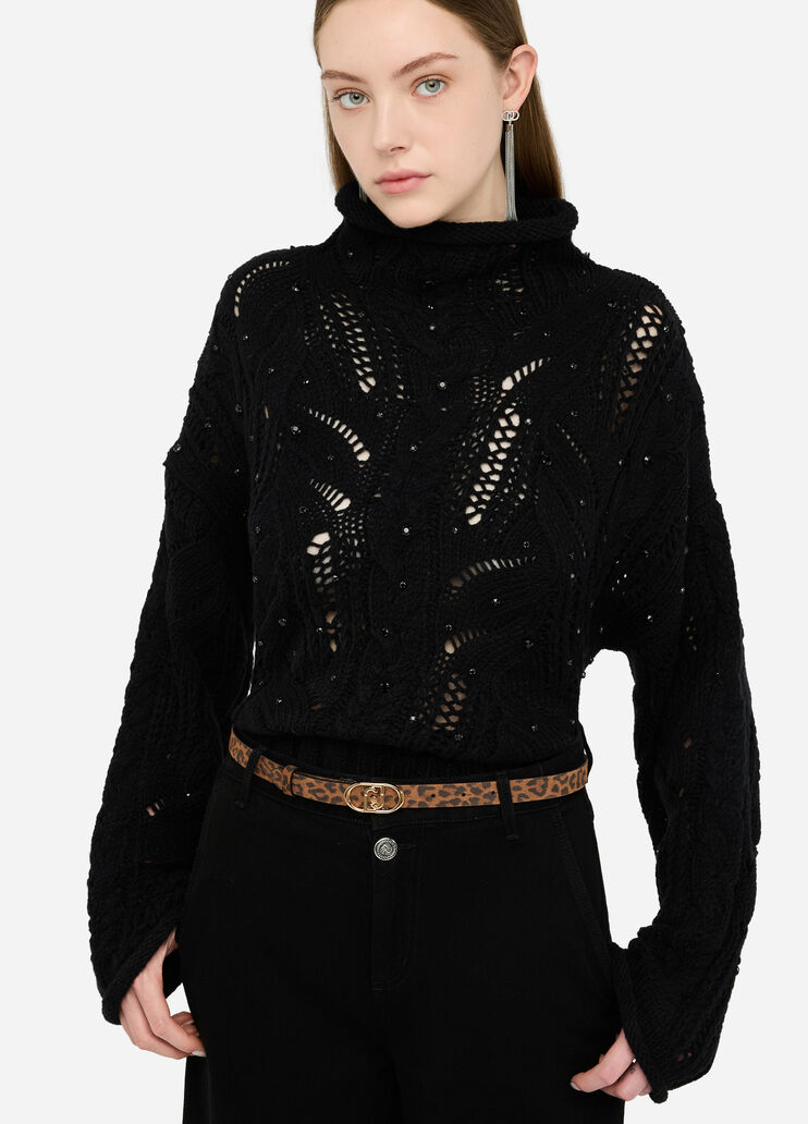 Suede belt animal print Liu Jo - medium Suede belt animal print Liu Jo - medium
