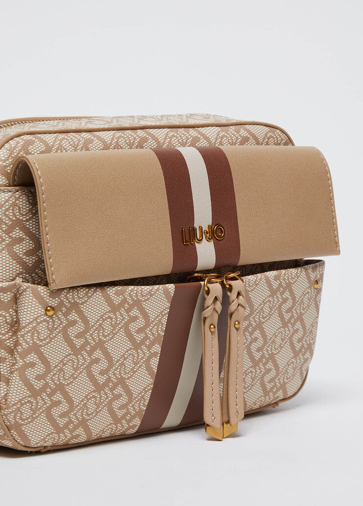 Handbag with charm beige Liu Jo - medium Handbag with charm beige Liu Jo - medium