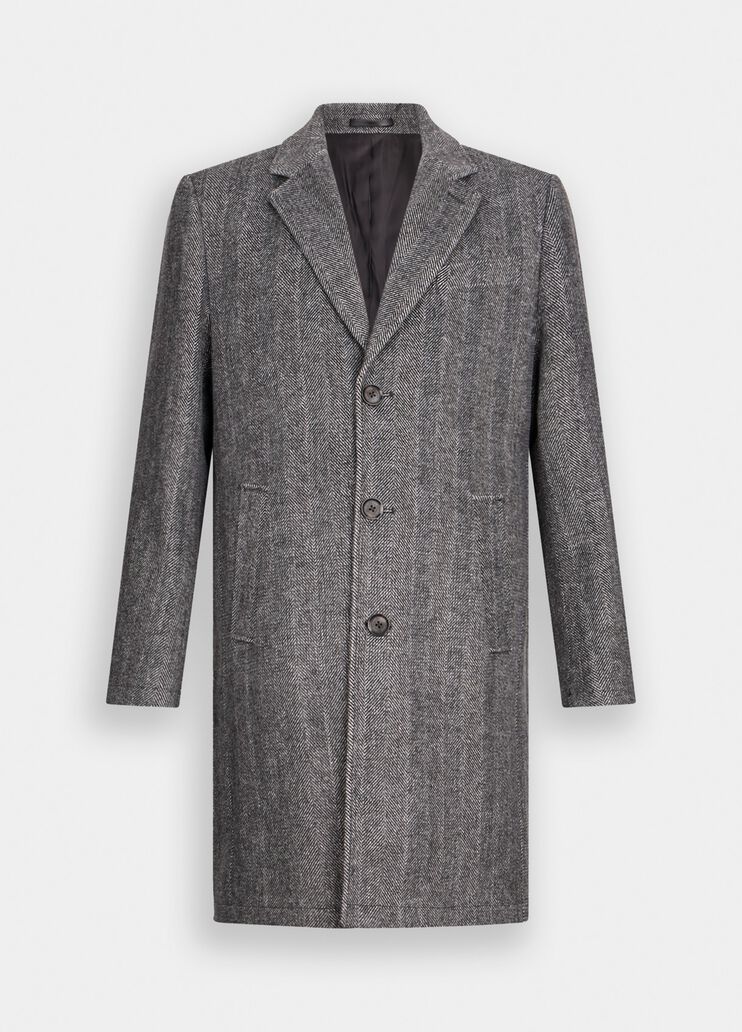 Wool chevron coat black Liu Jo - medium Wool chevron coat black Liu Jo - medium