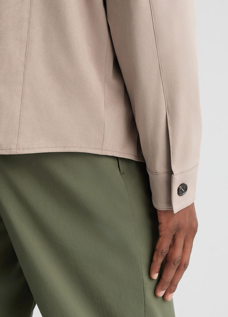 Microfibre overshirt light grey Liu Jo - large image number 4 Microfibre overshirt light grey Liu Jo - large image number 4