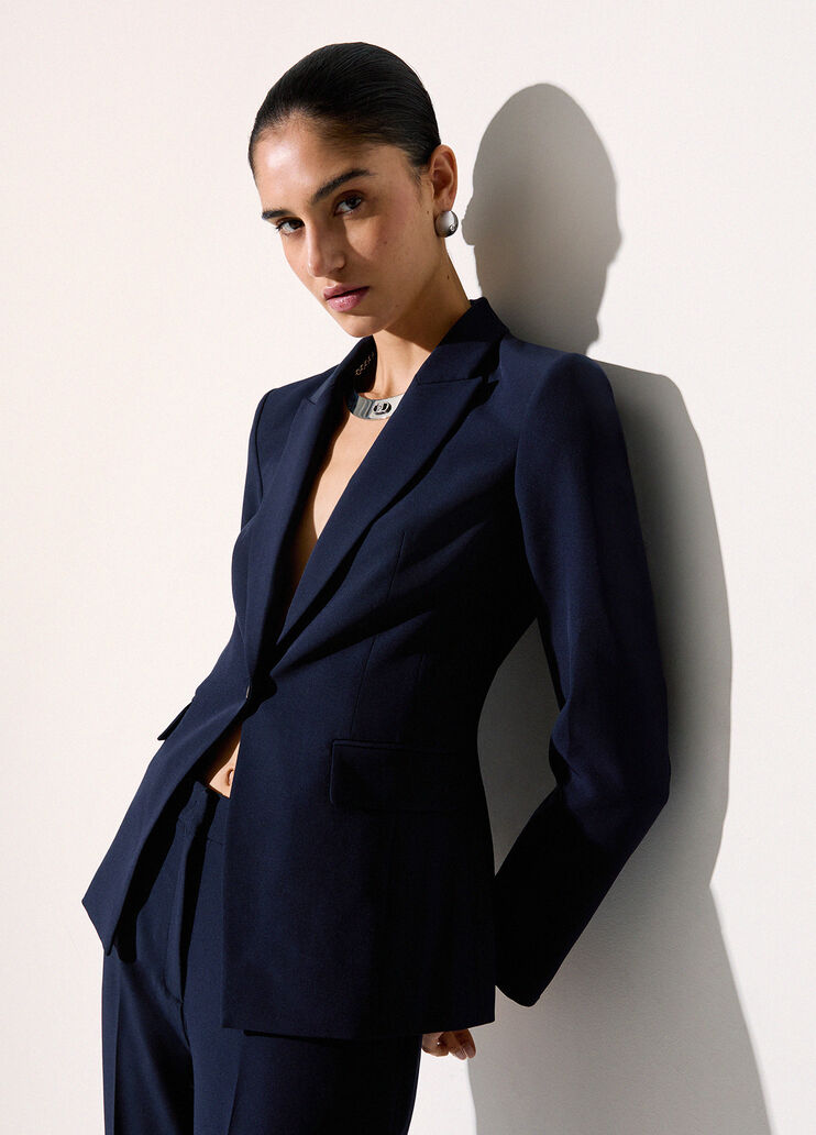 Blazer cintr&eacute; bleu Liu Jo - medium