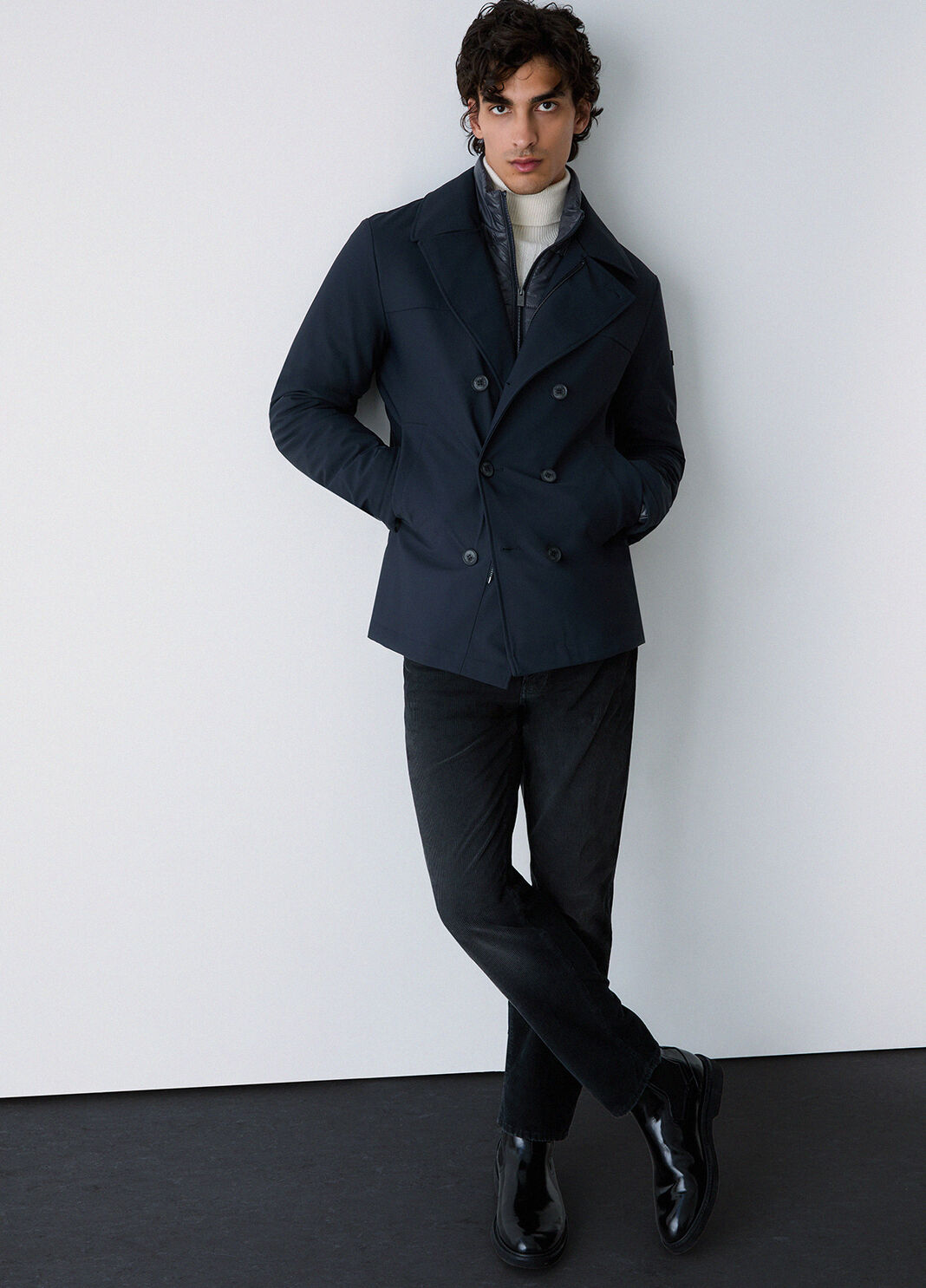 Jacket with removable padding dark blue Liu Jo - large image number 2