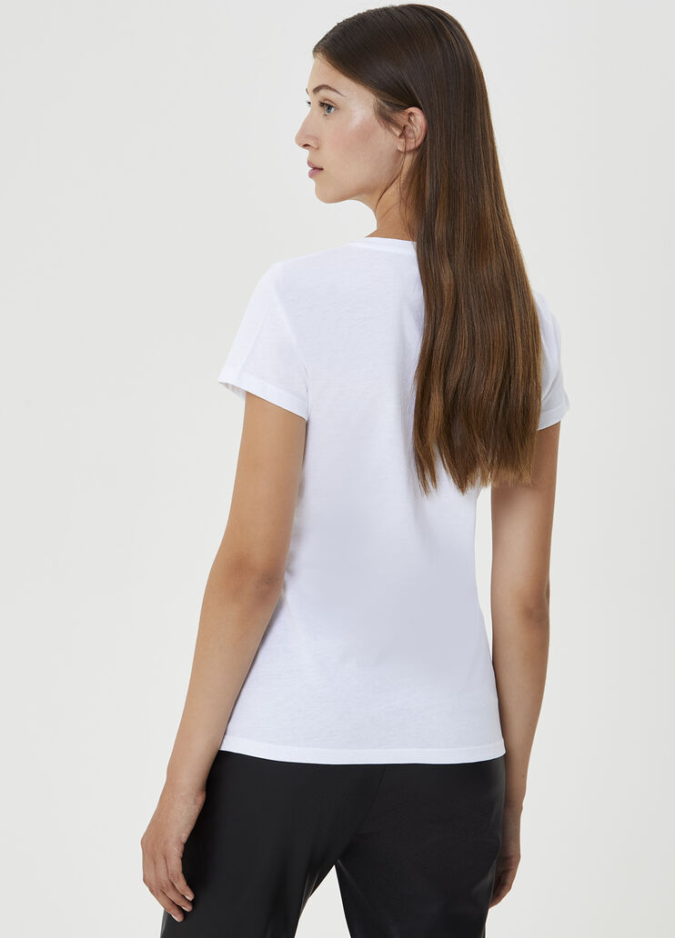 T-shirt with print White Liu Jo - large image number 1