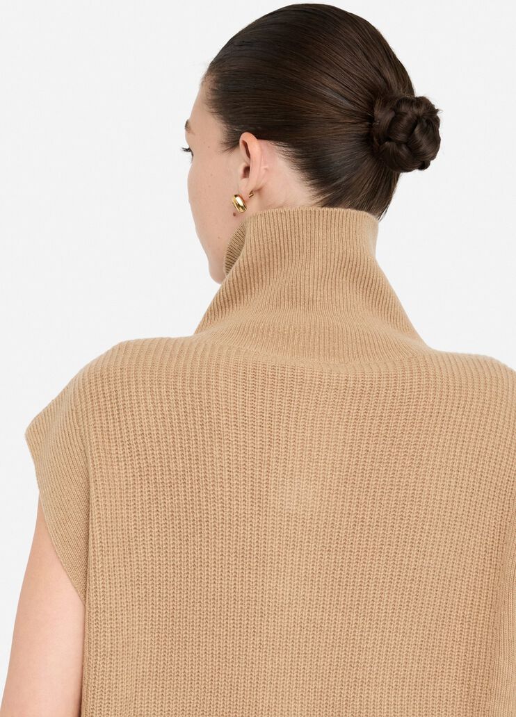 Weste aus 100 % Wolle mit Schmuckstickerei Beige Liu Jo - large image number 4 Weste aus 100 % Wolle mit Schmuckstickerei Beige Liu Jo - large image number 4