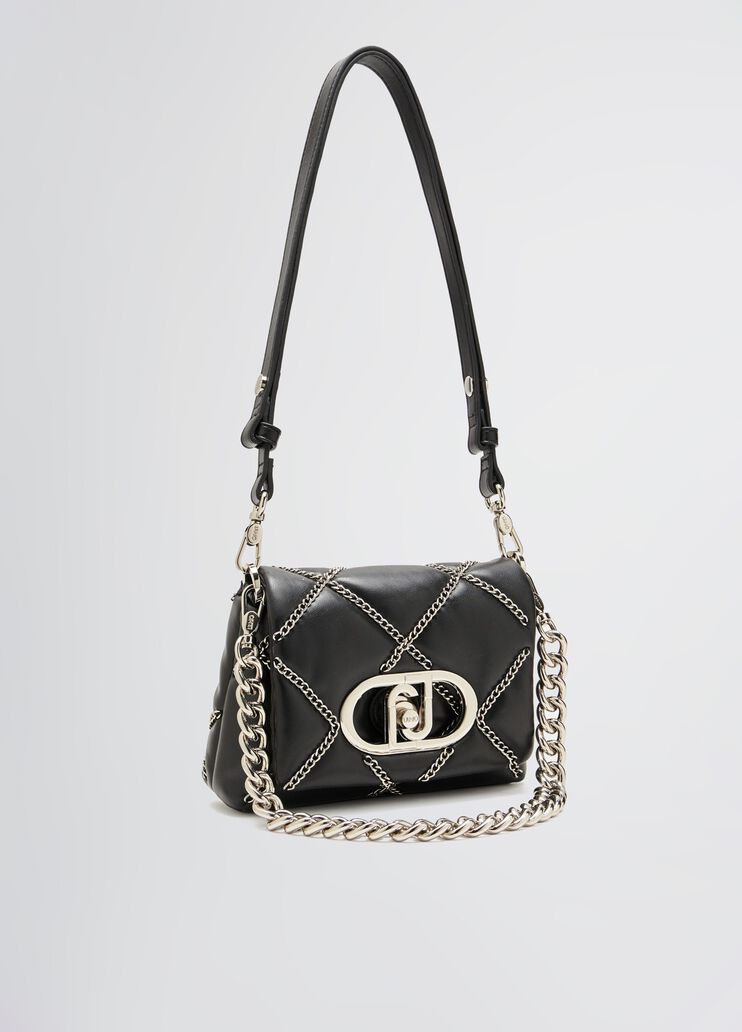 Small LaPuffy bag with chain detailing black Liu Jo - large image number 2 Small LaPuffy bag with chain detailing black Liu Jo - large image number 2