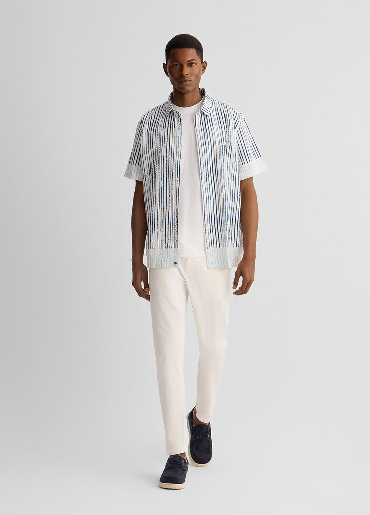 Pure cotton shirt blue striped Liu Jo - medium Pure cotton shirt blue striped Liu Jo - medium