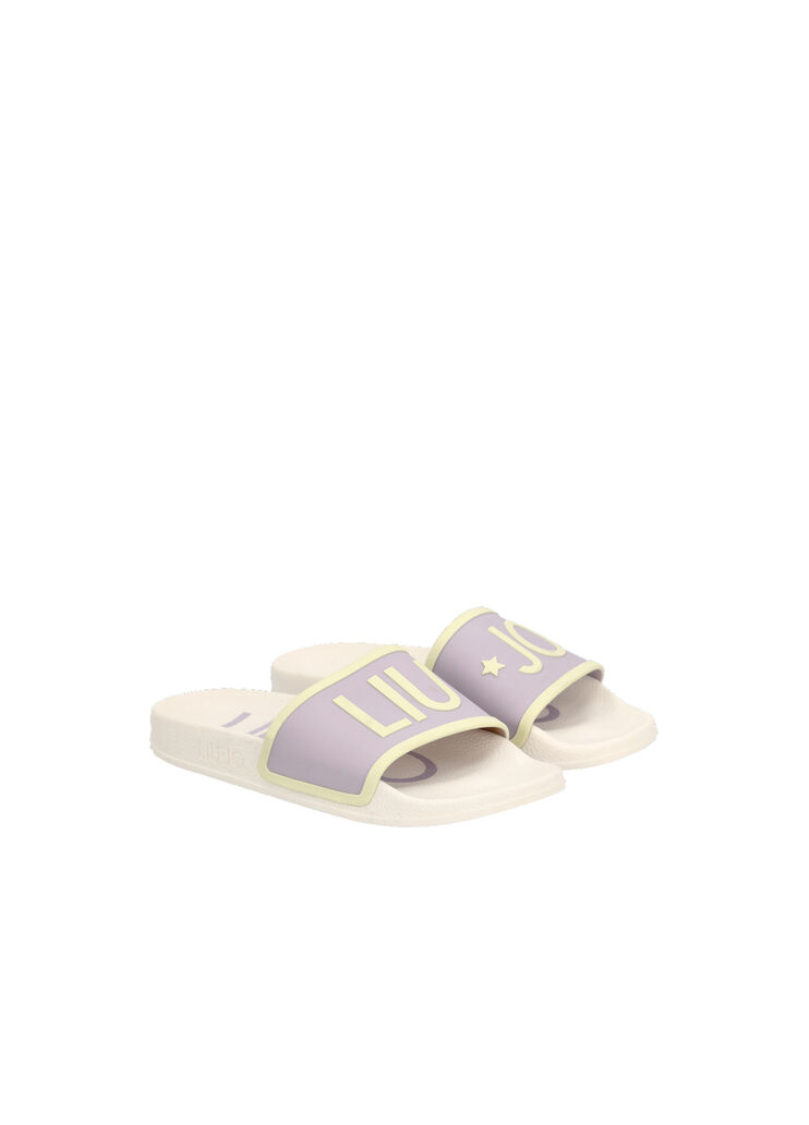 Slippers with logo lilac/lemon Liu Jo - large image number 2