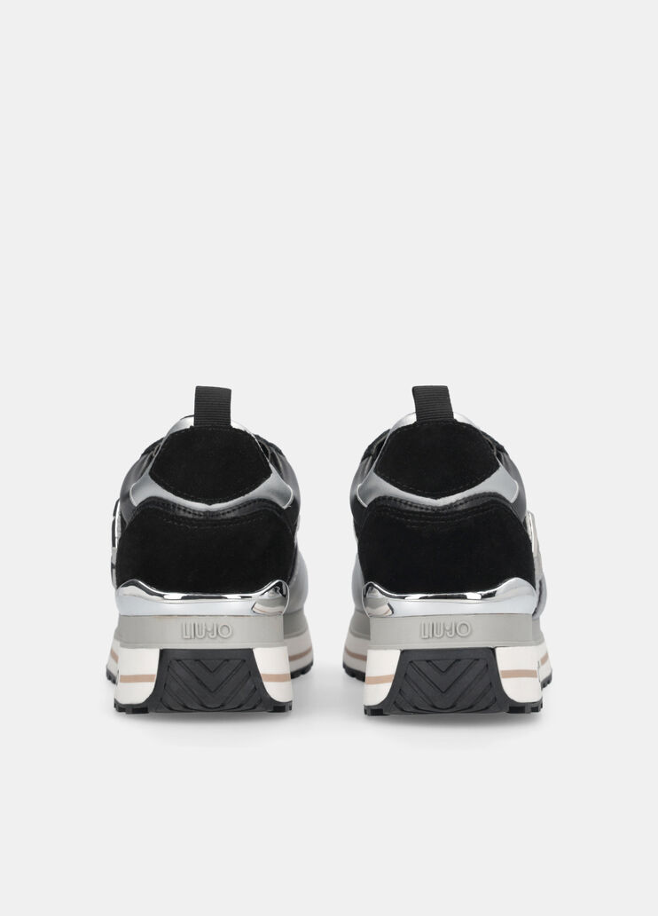 Glittery animal-print platform sneakers silver Liu Jo - large image number 6 Glittery animal-print platform sneakers silver Liu Jo - large image number 6