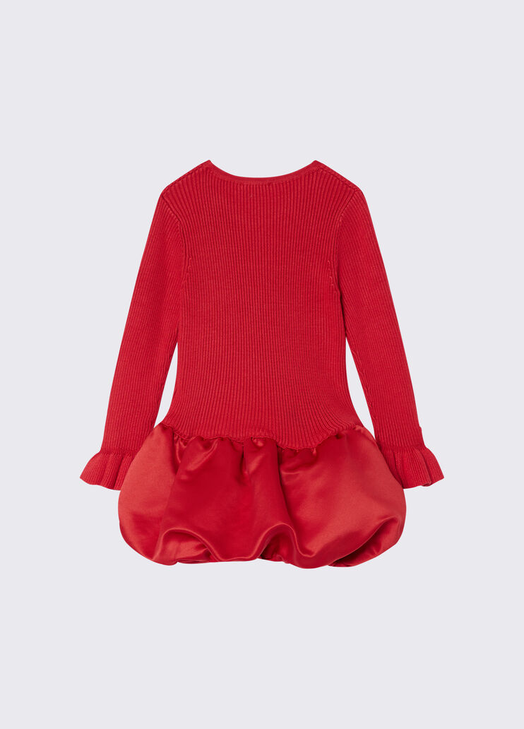 Короткое вязаное платье красный Liu Jo - medium