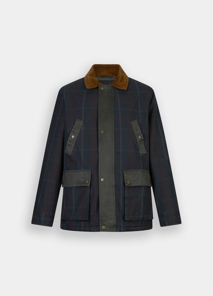 Chequered fabric jacket blue check Liu Jo - large image number 6