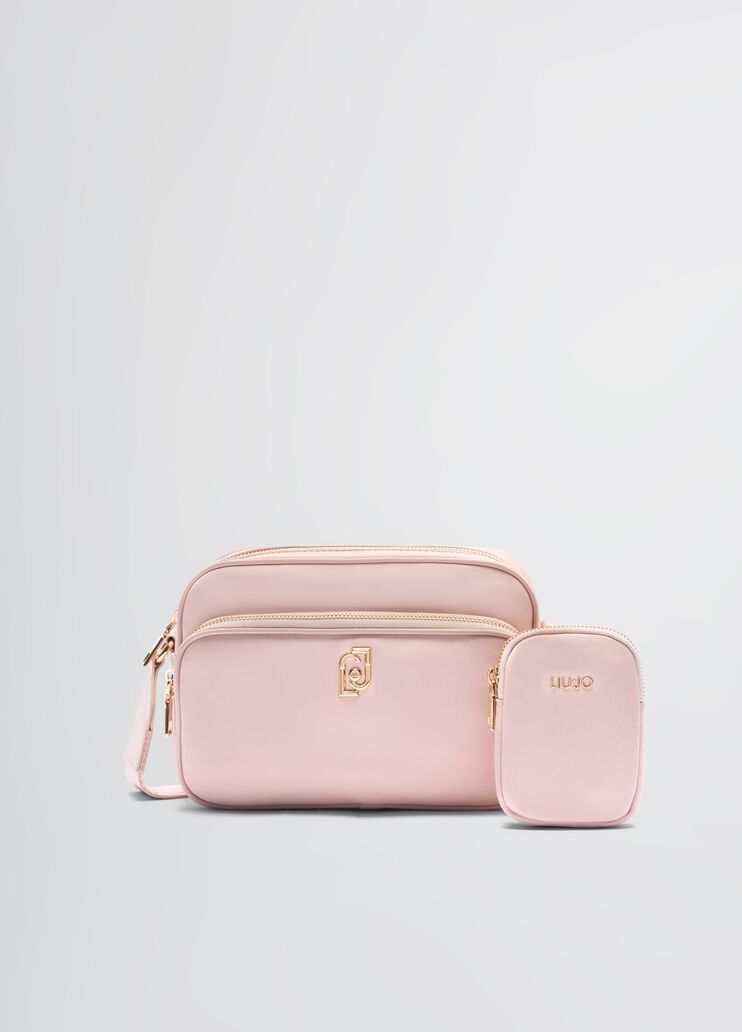Medium nylon crossbody bag powder pink Liu Jo - medium