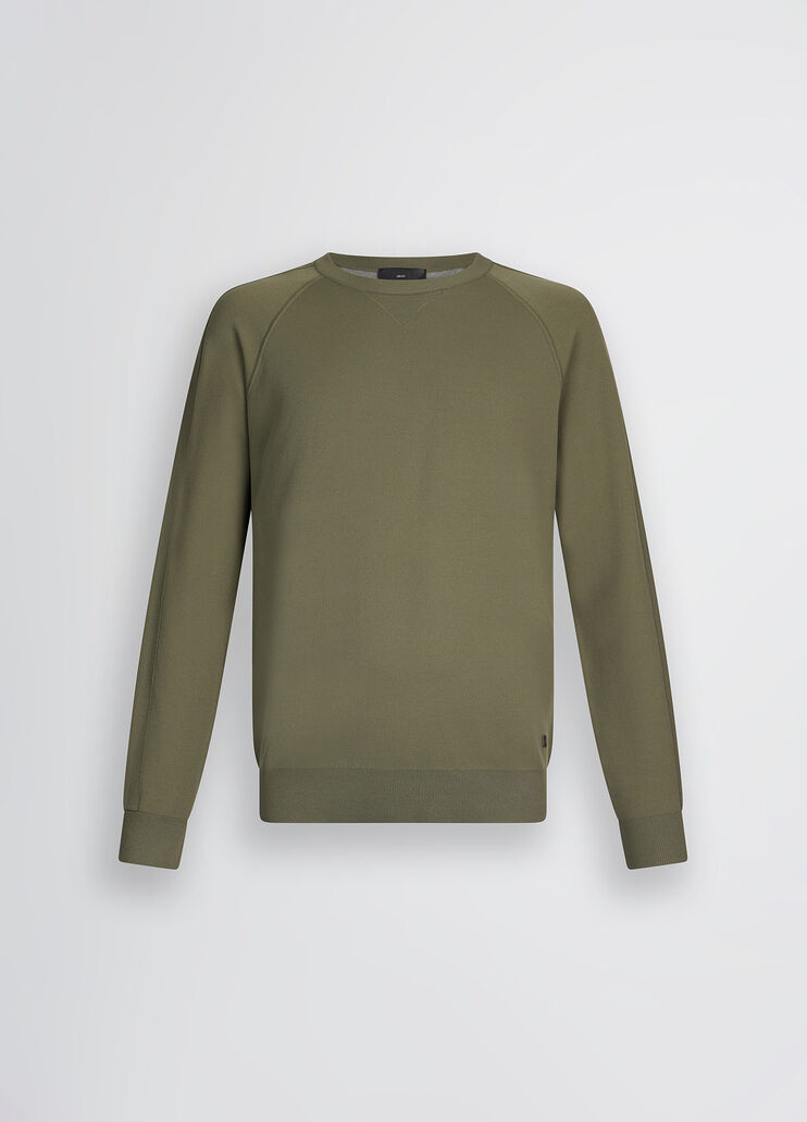 Green round-neck jumper olive green Liu Jo - large image number 6 Green round-neck jumper olive green Liu Jo - large image number 6