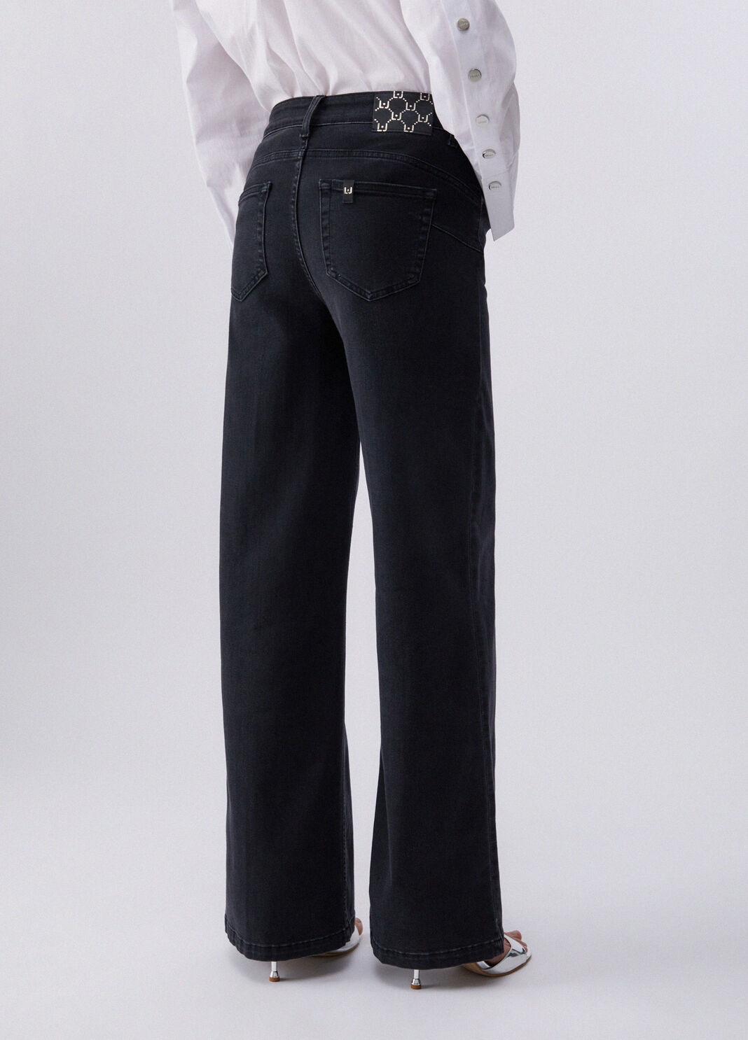 Vaqueros acampanados denim negro Liu Jo - large image number 1