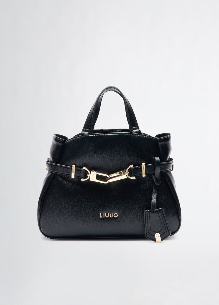 Black handbag with charm black Liu Jo - large image number 1 Black handbag with charm black Liu Jo - large image number 1