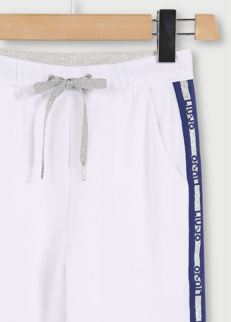 Joggings con glitter Bianco Liu Jo - large image number 2