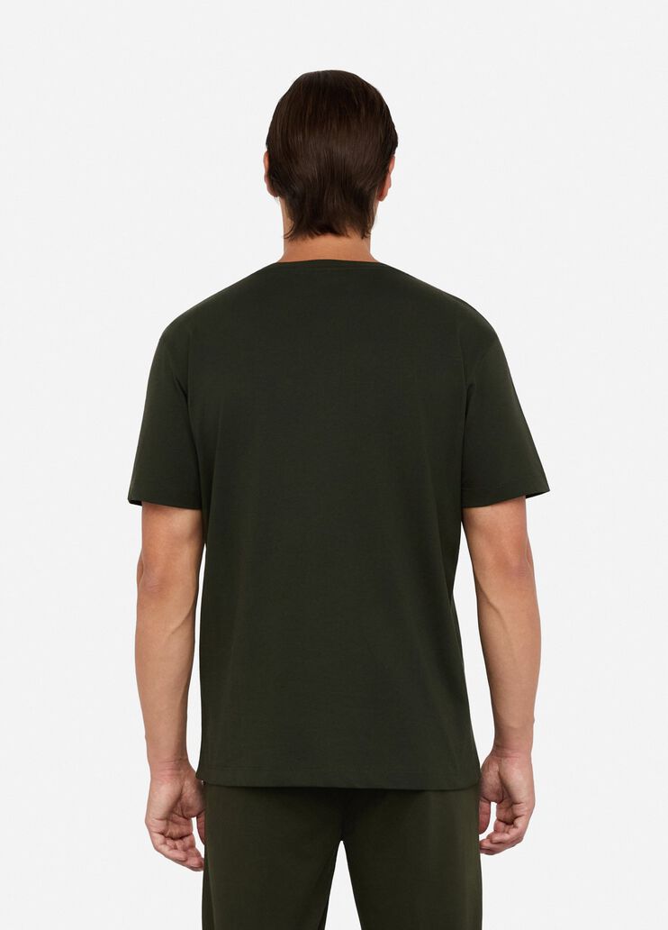 T-shirt with logo moss green Liu Jo - large image number 1 T-shirt with logo moss green Liu Jo - large image number 1