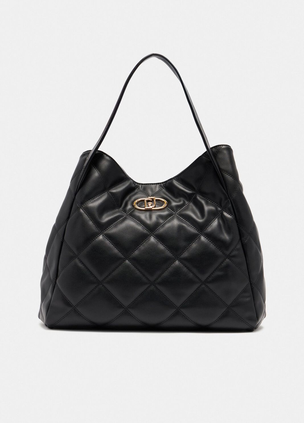Sac fourre-tout grand format matelass&eacute; noir Liu Jo - large image number 0