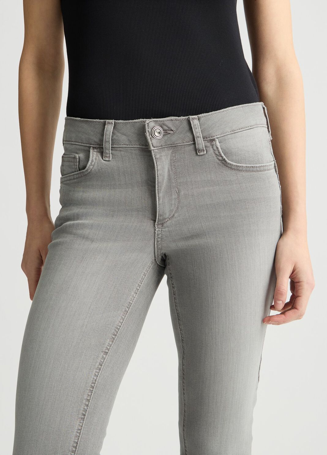 Jean bootcut denim gris Liu Jo - large image number 2
