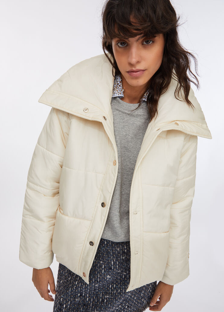 Kurze wattierte Jacke Hellbeige Liu Jo - medium
