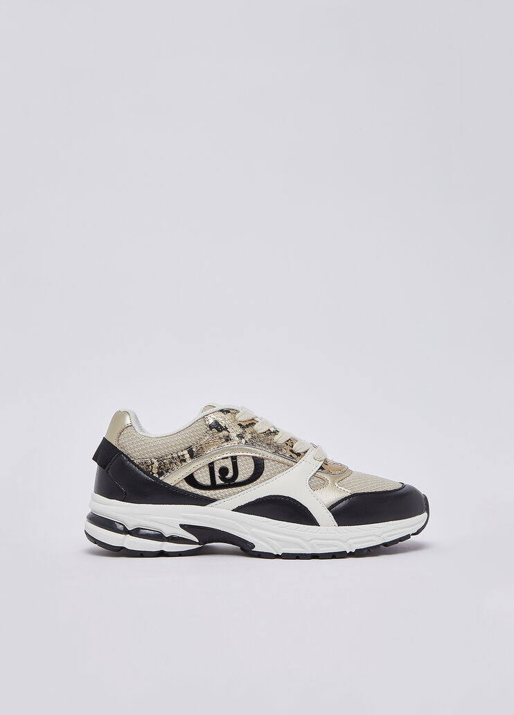 Python-effect sneakers black/beige Liu Jo - medium