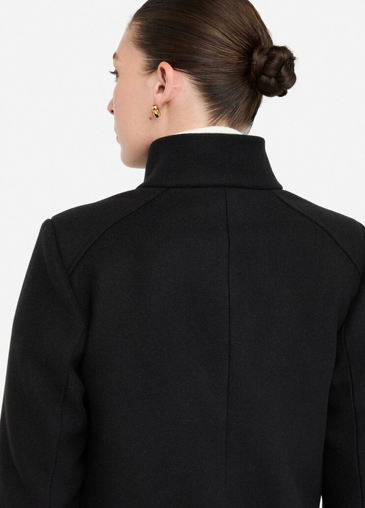 Double cloth coat black Liu Jo - large image number 4  Double cloth coat black Liu Jo - large image number 4