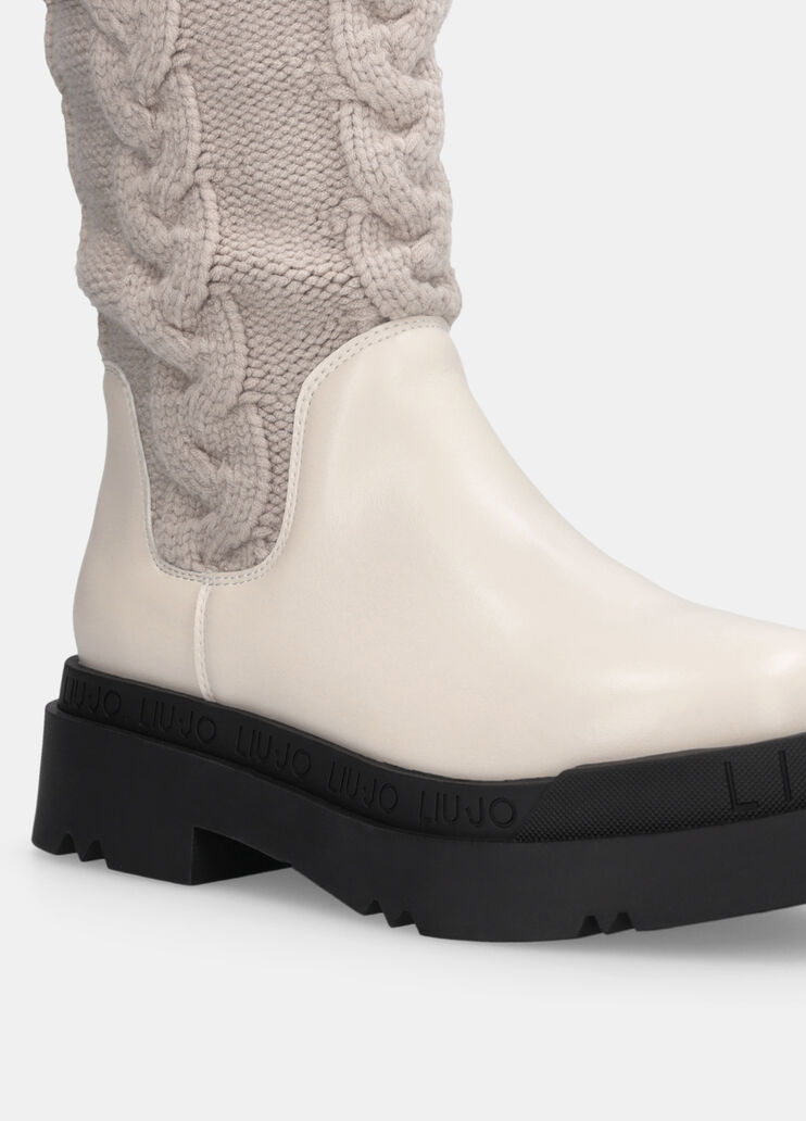 Strickstiefel milchfarben Liu Jo - medium