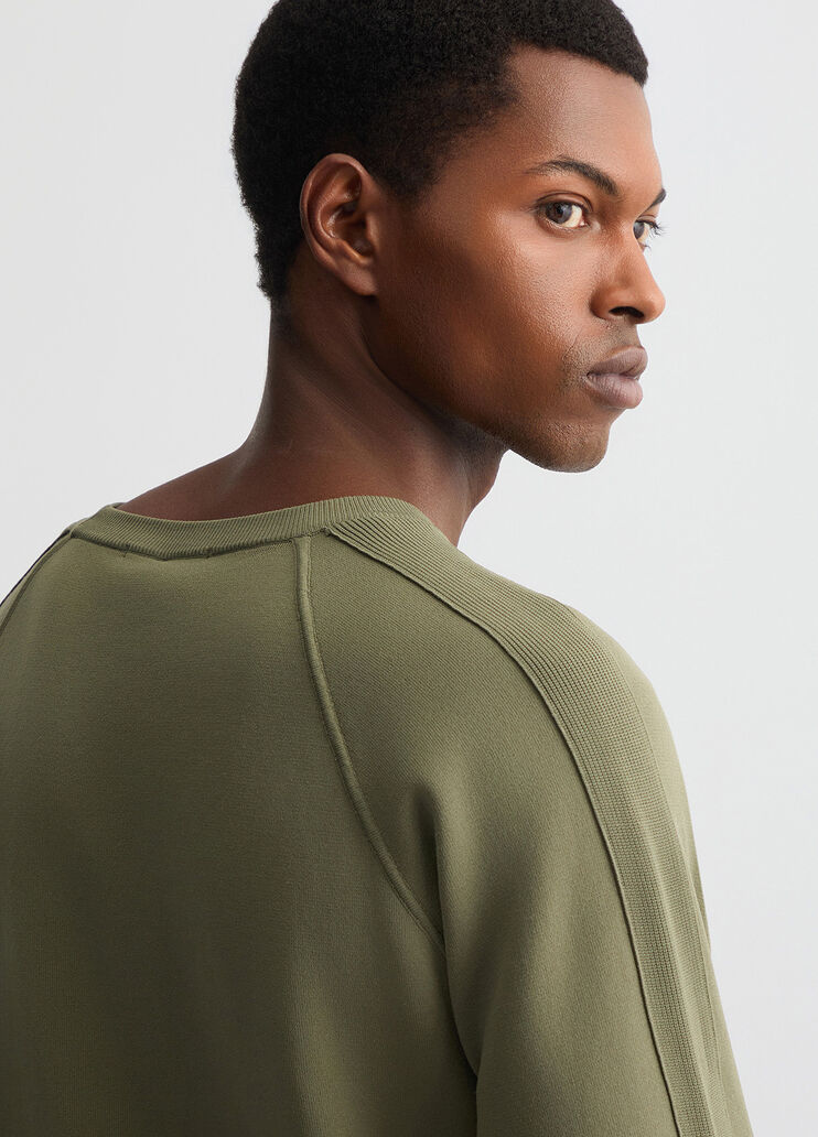 Green round-neck jumper olive green Liu Jo - large image number 4 Green round-neck jumper olive green Liu Jo - large image number 4