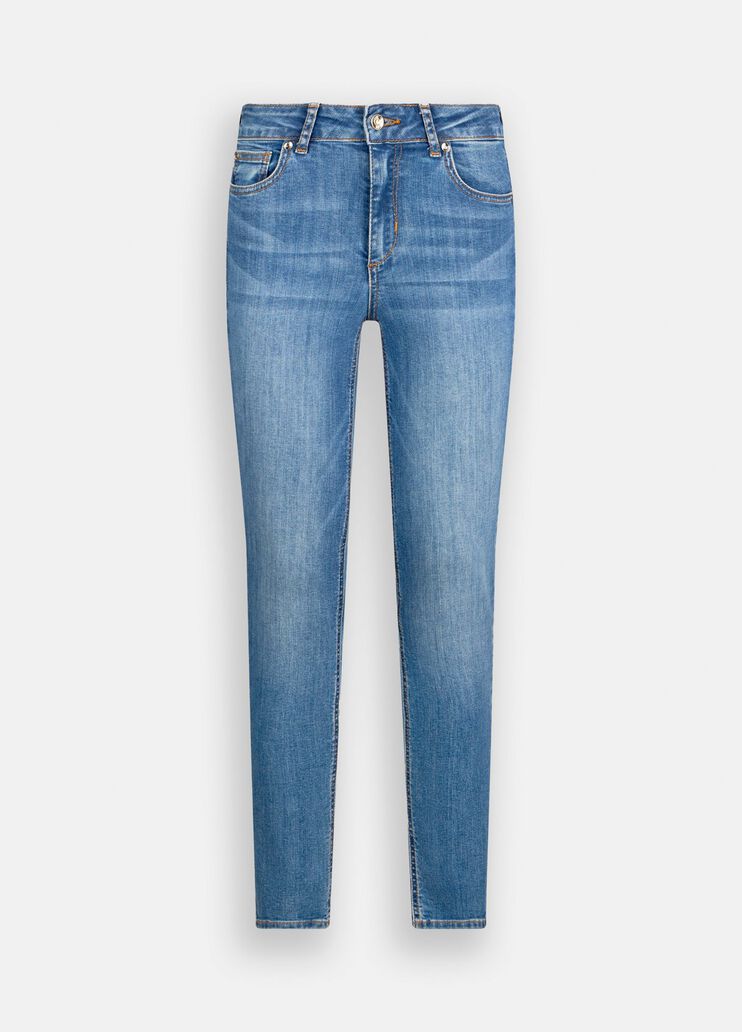 High-rise skinny jeans light blue denim Liu Jo - large image number 6 High-rise skinny jeans light blue denim Liu Jo - large image number 6