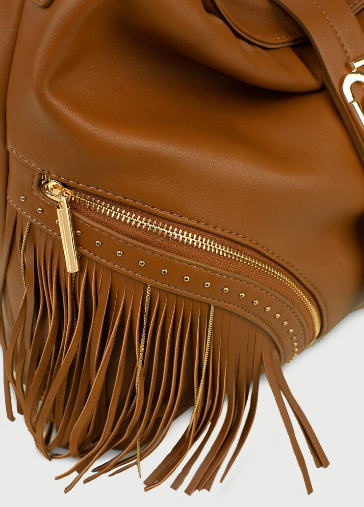 Shoulder bag with fringes Brown Liu Jo - large image number 3 Shoulder bag with fringes Brown Liu Jo - large image number 3