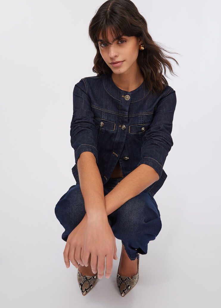 Jacke aus Denim Denimblau Liu Jo - medium