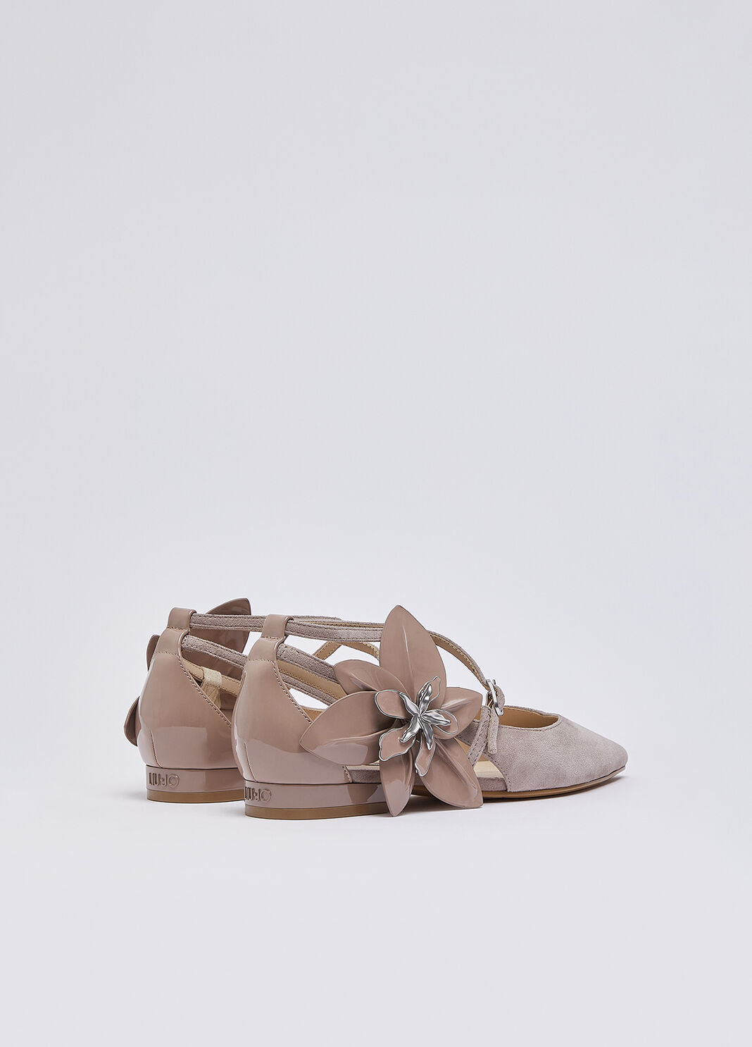 Ballet flats with oversized flower powder pink Liu Jo - large image number 3