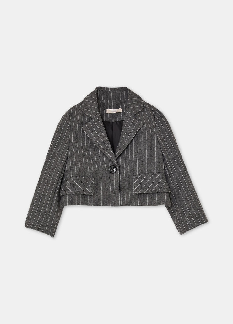 Pinstripe blazer grey pinstripe Liu Jo - large image number 3 Pinstripe blazer grey pinstripe Liu Jo - large image number 3
