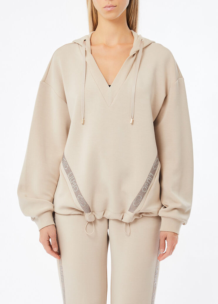 Scuba hoodie champagne Liu Jo - medium