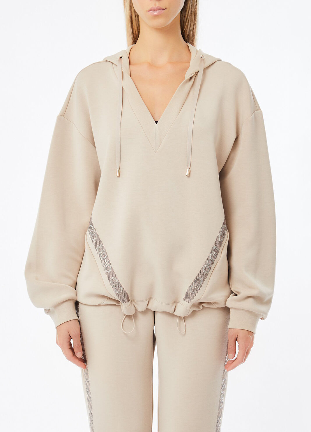 Scuba hoodie champagne Liu Jo - large image number 0