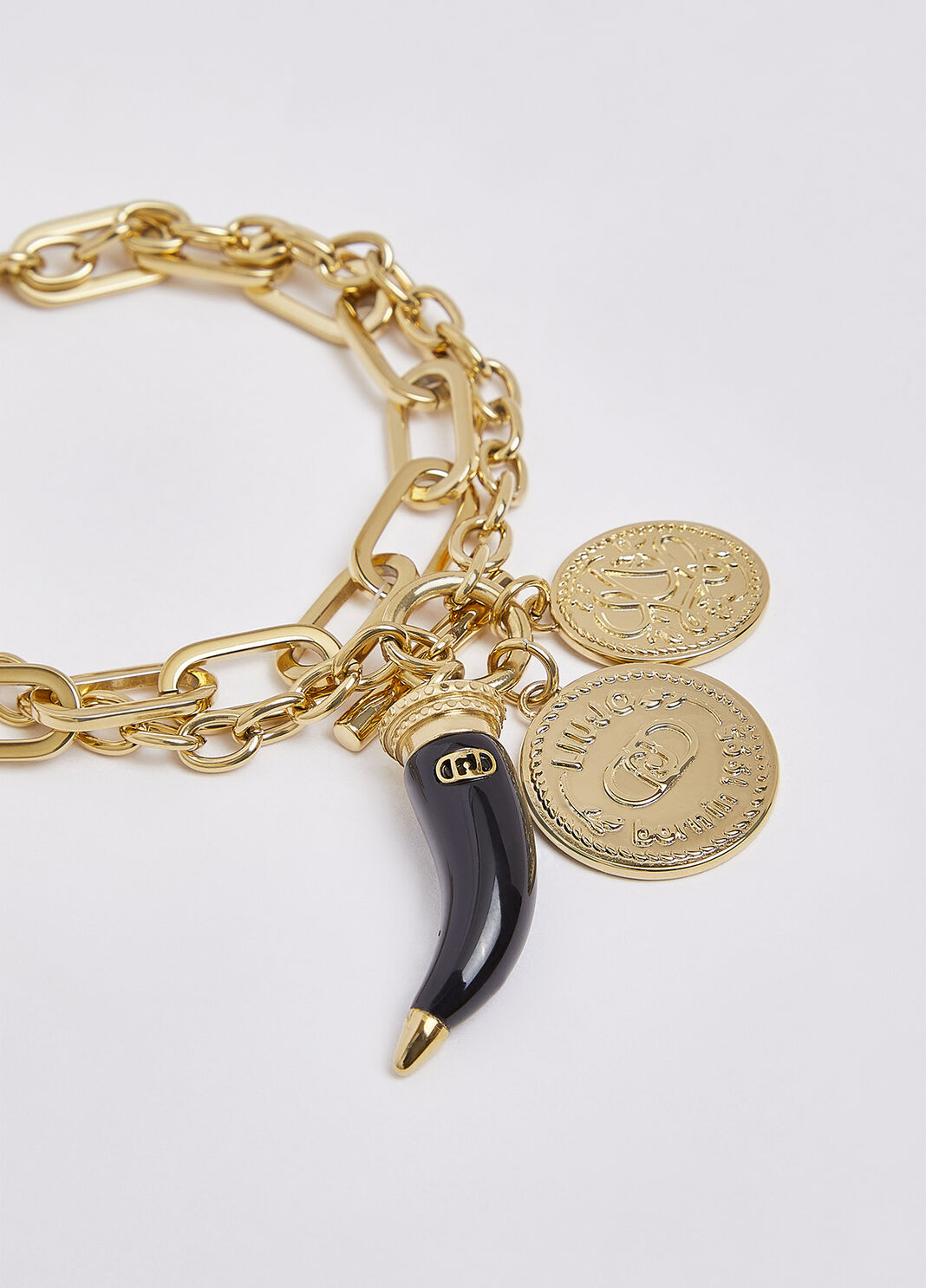 Bracelet multi-chain with charms black Liu Jo - large image number 1