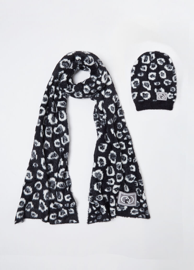 Bonnet et écharpe assortis marron Liu Jo - medium