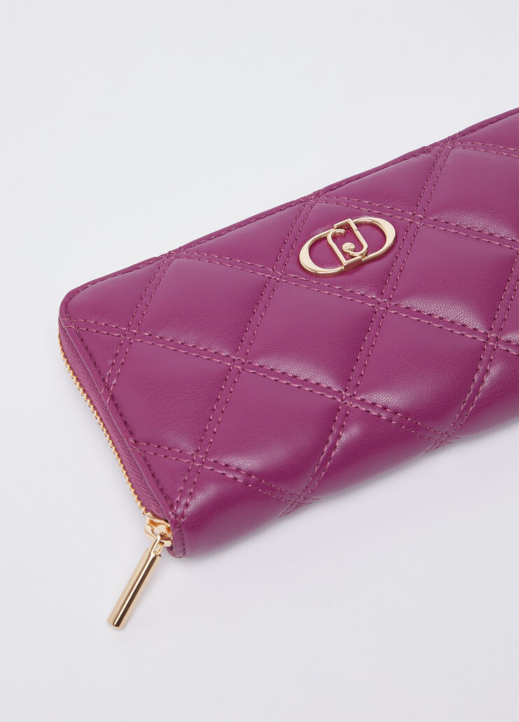 Large quilted purse purple Liu Jo - medium