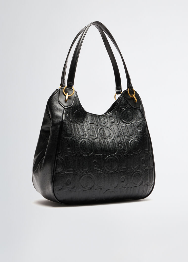 Large bag with bejewelled chain black Liu Jo - large image number 1 Large bag with bejewelled chain black Liu Jo - large image number 1